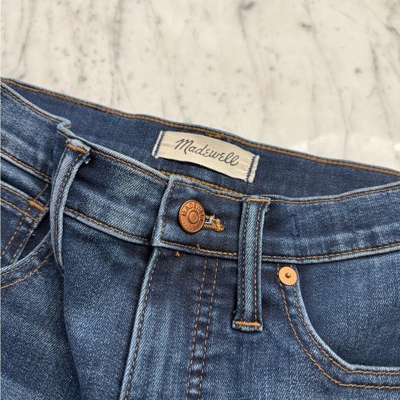 NEW Madewell Women’s Dark Blue 10” High-Rise Skinny Jeans Size 26 Tall / 2 US - Picture 2 of 6